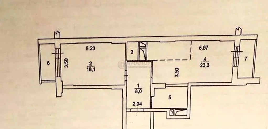 2-к кв. Московская область, Королев ул. Гагарина, 12/14 (60.1 м) - Фото 1
