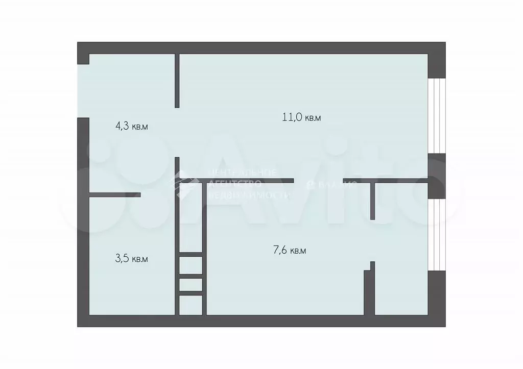 1-к. квартира, 26,5 м, 5/26 эт. - Фото 0