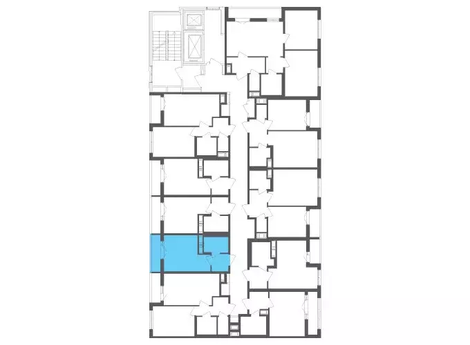 Квартира-студия: посёлок Шушары, Старорусский проспект, 3к1 (20.1 м) - Фото 2