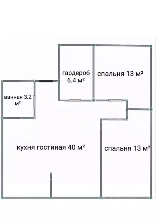 3-к кв. Ростовская область, Ростов-на-Дону ул. Шаповалова, 1Ес1 (75.0 ... - Фото 1
