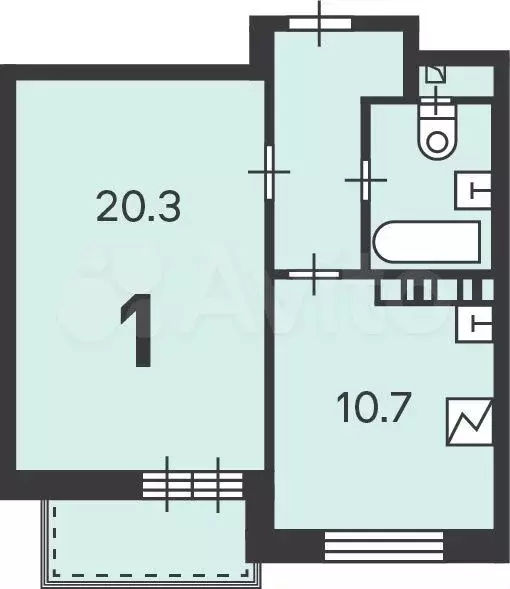 Аукцион: 1-к. квартира, 39,8 м, 12/17 эт. - Фото 0