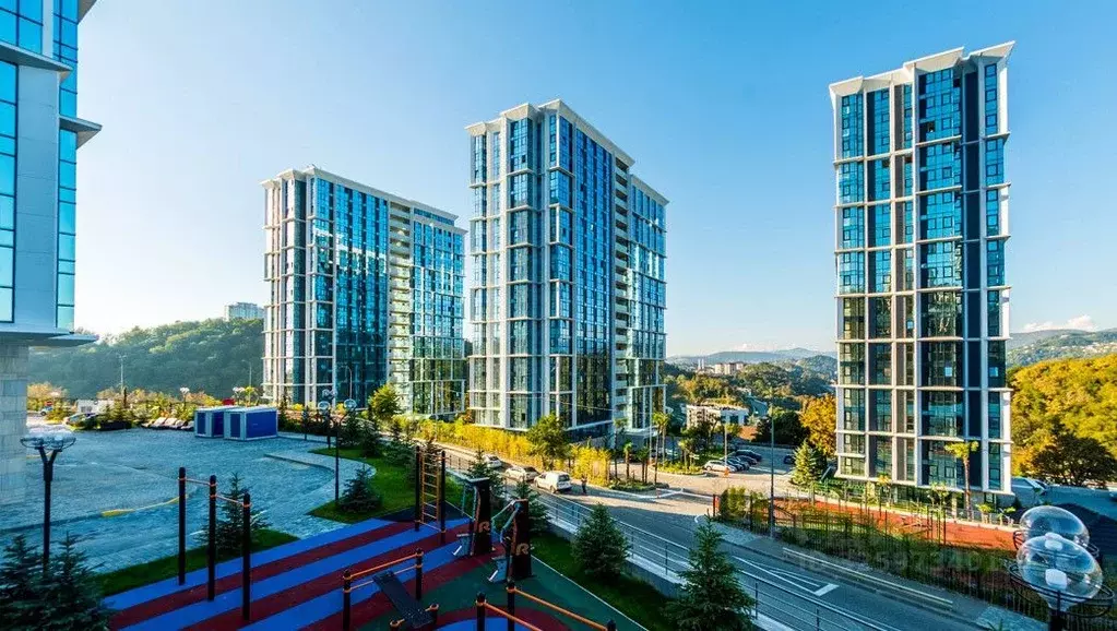 1-к кв. Краснодарский край, Сочи Бытха мкр, ул. Ясногорская, 16/6к1 ... - Фото 2