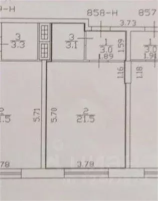 Студия Санкт-Петербург ул. Хошимина, 16А (27.6 м) - Фото 1