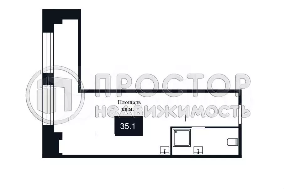 Продам помещение свободного назначения, 35.1 м - Фото 0