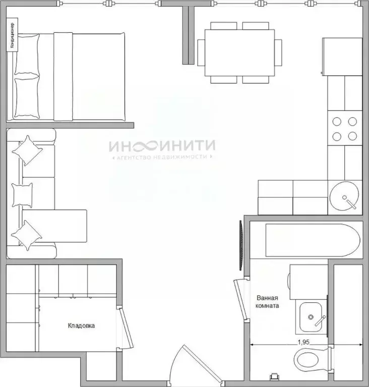 1-к кв. Москва Каширское ш., 65К1 (38.0 м) - Фото 1