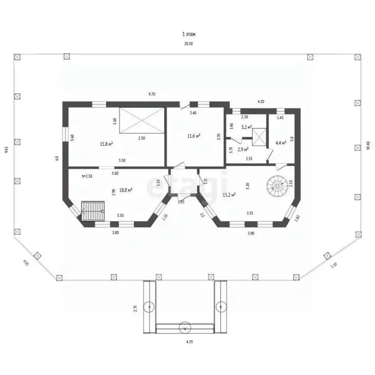 Помещение свободного назначения в Тюменская область, Тюмень 11-й ... - Фото 1