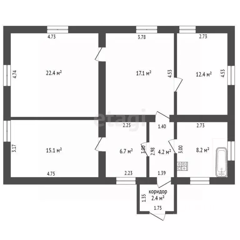 Дом в Орловская область, Орловский муниципальный округ, с. Старцево ... - Фото 1