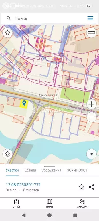 Участок в посёлок Алексеевский, Шоссейная улица (11 м) - Фото 1