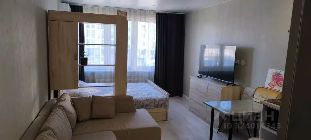 Студия Тюменская область, Тюмень ул. Краснооктябрьская, 14 (29.0 м) - Фото 2