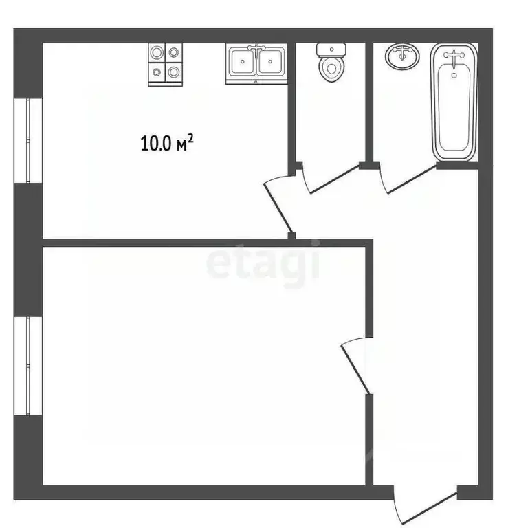 2-к кв. Ярославская область, Рыбинск Румянцевская ул., 13 (62.3 м) - Фото 2