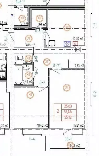 2-к кв. Костромская область, Кострома ул. Стопани, 46 (55.0 м) - Фото 2