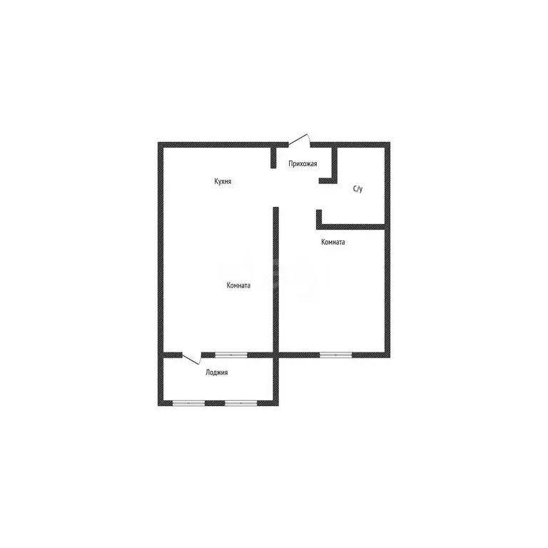 2-комнатная квартира: Барнаул, улица Солнечная Поляна, 94к4 (35.1 м) - Фото 1