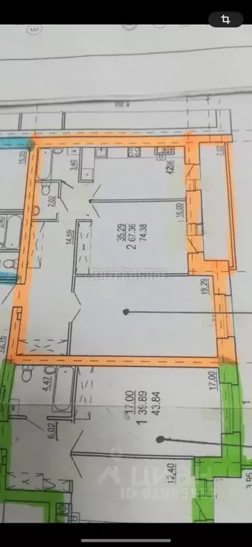2-к кв. Смоленская область, Смоленск ул. 2-я Киевская, 18 (74.0 м) - Фото 2