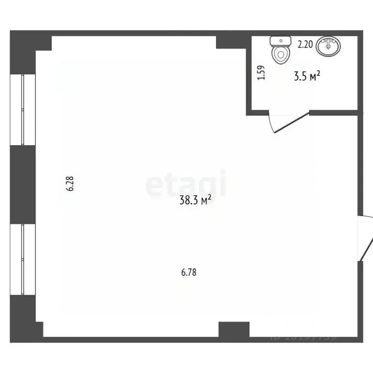 Торговая площадь в Саха (Якутия), Якутск просп. Михаила Николаева, 2/4 ... - Фото 1