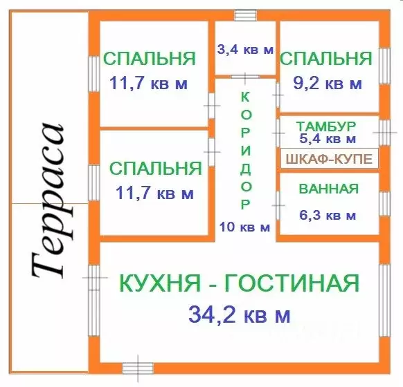 Дом в Свердловская область, Белоярский муниципальный округ, д. Поварня ... - Фото 2
