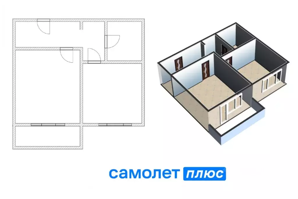 1-к кв. Кемеровская область, Кемерово Молодежный просп., 25 (36.0 м) - Фото 2