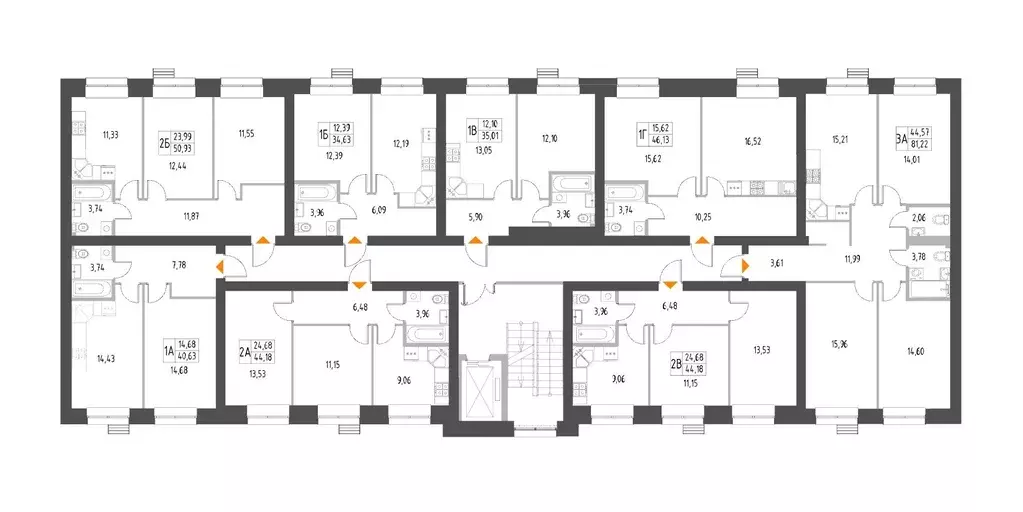 1-к кв. Татарстан, с. Высокая Гора Атмосфера жилой комплекс (34.63 м) - Фото 2