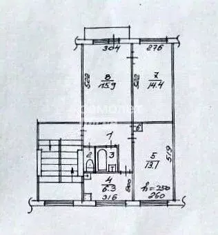 3-к кв. Новосибирская область, Новосибирск ул. Энгельса, 7 (59.1 м) - Фото 1