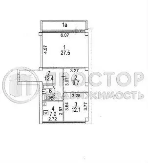 3-к. квартира, 75 м, 2/16 эт. - Фото 0