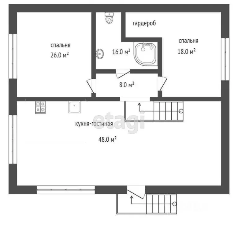 Дом в Крым, Алупка уч2 (118 м) - Фото 2
