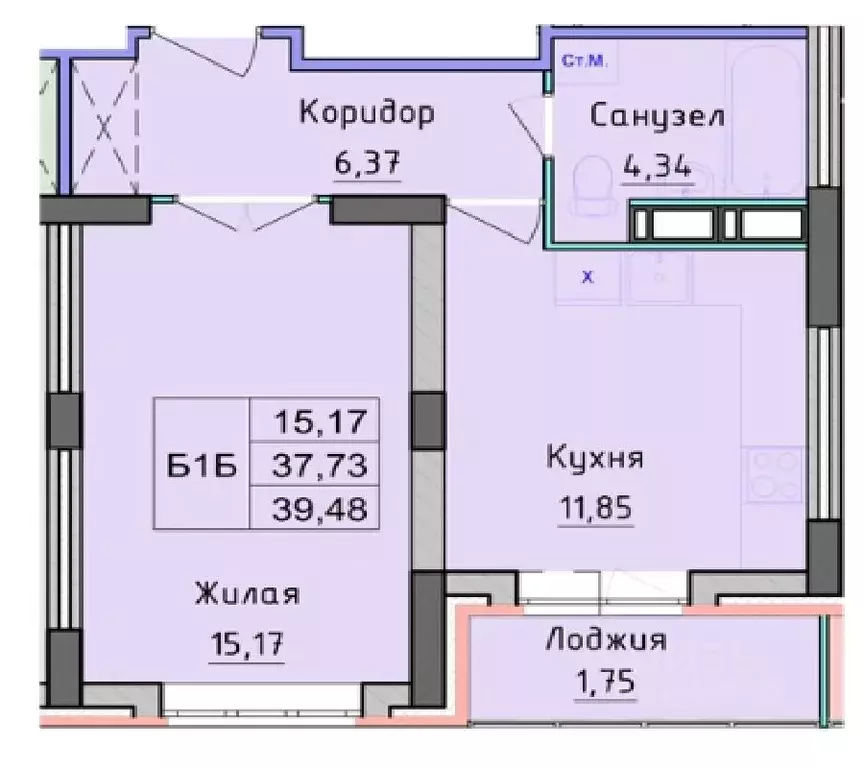 1-к кв. Ярославская область, Ярославль ул. Дядьковская, 48 (39.48 м) - Фото 0