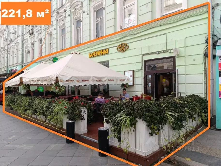 Помещение свободного назначения в Москва ул. Рождественка, 5/7С2 (222 ... - Фото 1