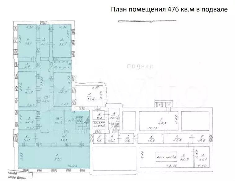 Аренда помещения свободного назначения 469 м2 - Фото 0