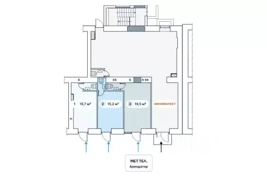 Торговая площадь в Москва Звенигородское ш., 3АС2 (16 м) - Фото 2