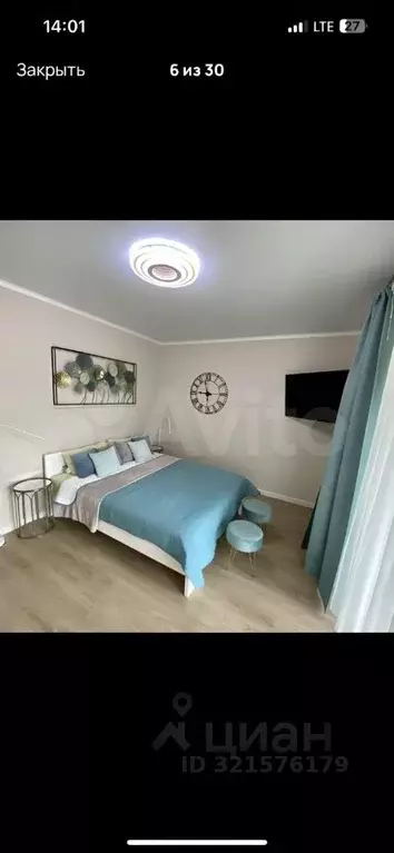 1-к кв. Калининградская область, Зеленоградск ул. Пугачева, 3Б (39.0 ... - Фото 1