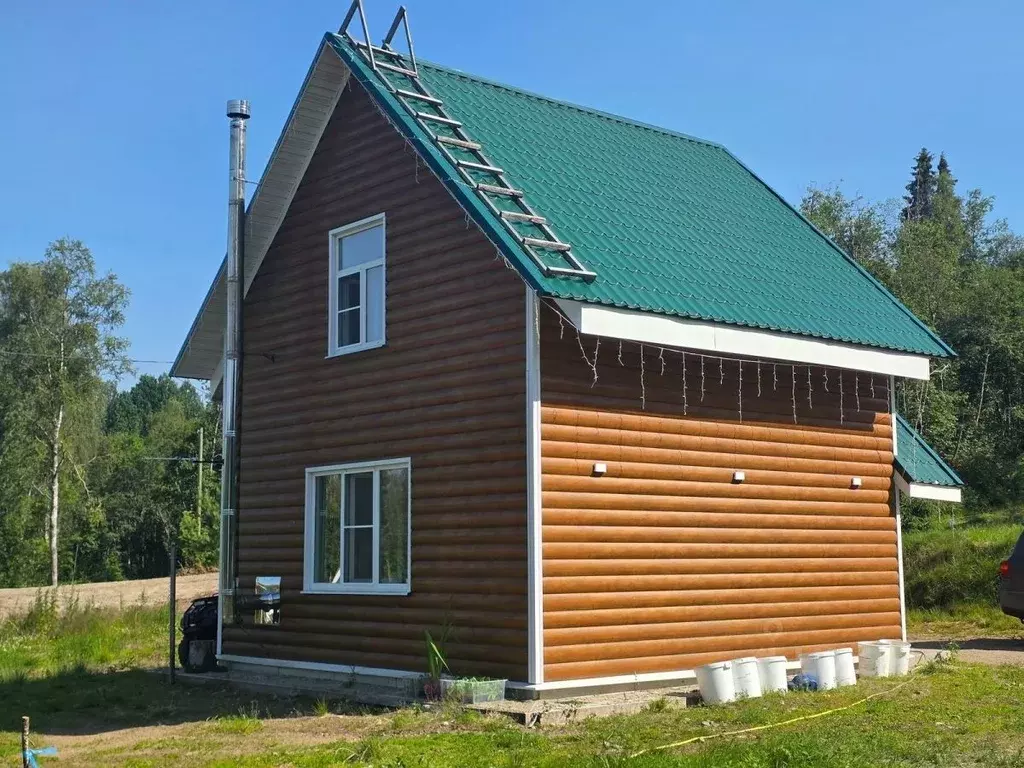 Дом в Карелия, Лахденпохский муниципальный округ, пос. Терваярви ул. ... - Фото 1