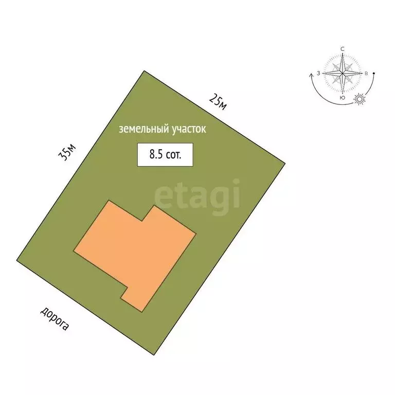 Дом в Назарово, Янтарная улица (220 м) - Фото 0
