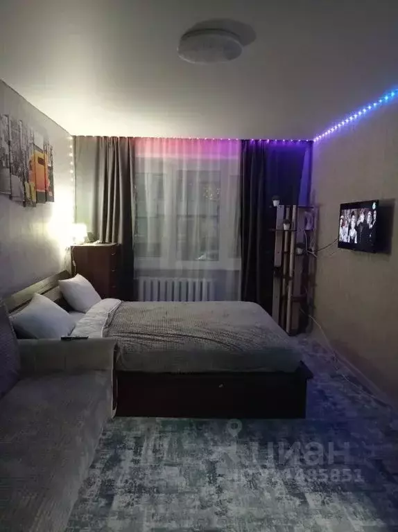 1-к кв. Самарская область, Отрадный Пионерская ул., 33А (33.0 м) - Фото 1