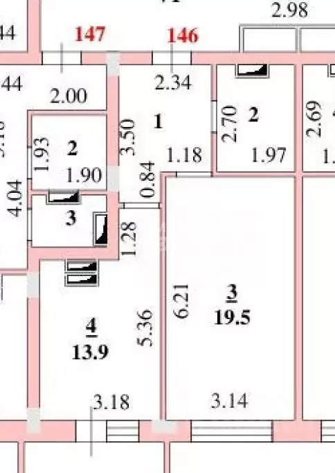 1-к кв. Липецкая область, Липецк ул. Осканова, 3 (46.5 м) - Фото 2