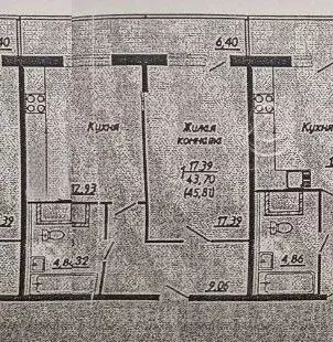 1-к кв. Воронежская область, Воронеж бул. Олимпийский, 14 (42.5 м) - Фото 2
