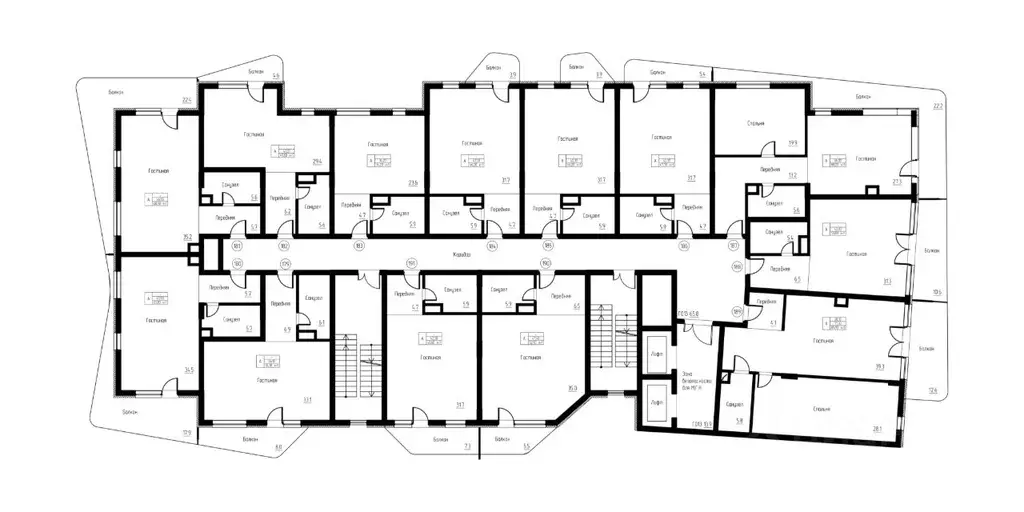 Студия Калининградская область, Светлогорск ул. Верещагина, 8 (46.2 м) - Фото 2