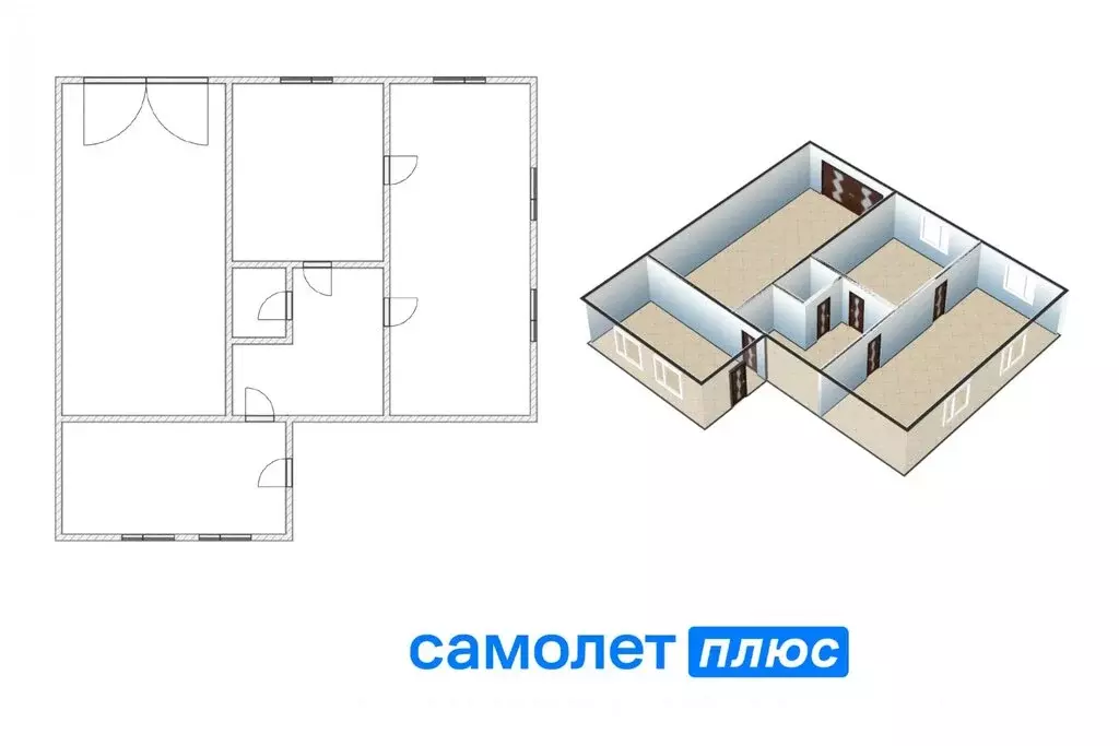 Дом в село Берёзово, улица Владимира Высоцкого, 8 (286 м) - Фото 1