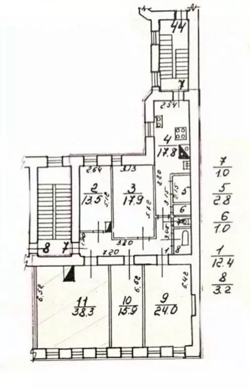 5-к кв. Санкт-Петербург 16-я Васильевского острова линия, 49 (147.8 м) - Фото 2