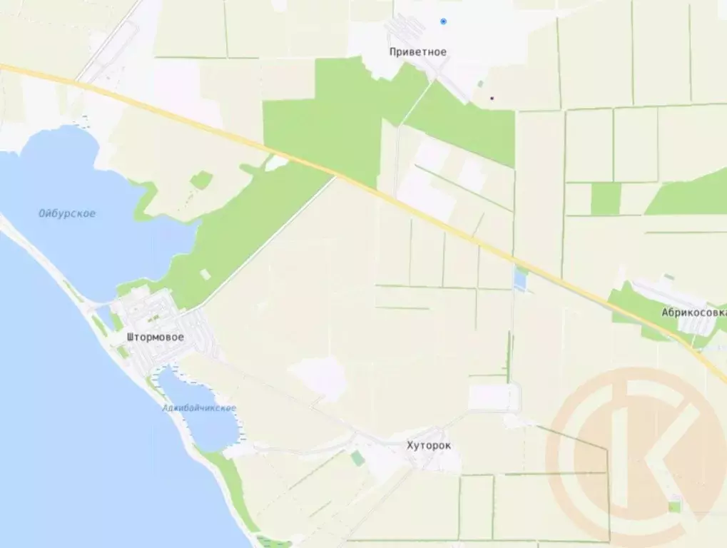 Участок в Крым, Сакский район, Штормовское с/пос, с. Приветное  (6.06 ... - Фото 2