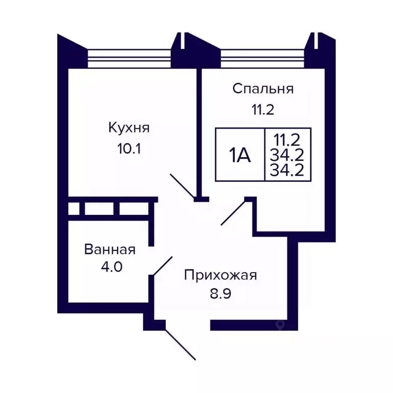 1-к кв. Новосибирская область, Новосибирск ул. Грибоедова (34.2 м) - Фото 0