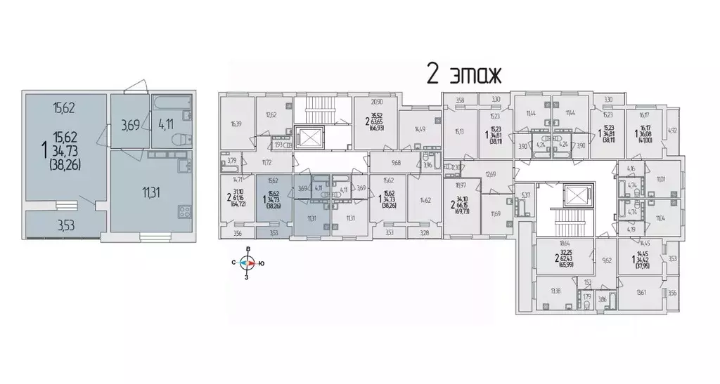 1-к кв. Белгородская область, Белгородский район, Разумное рп ул. ... - Фото 1