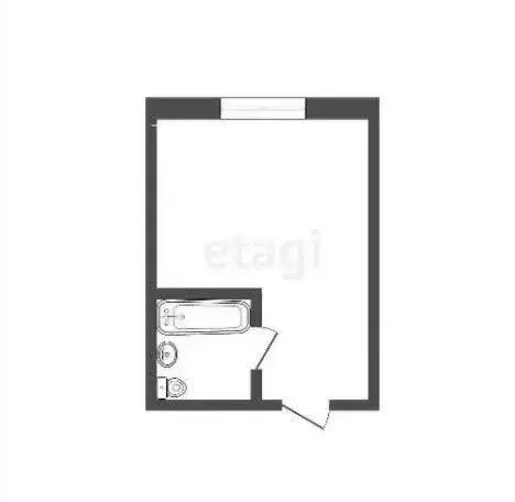 1к в -комнатной квартире (12.8 м) - Фото 1