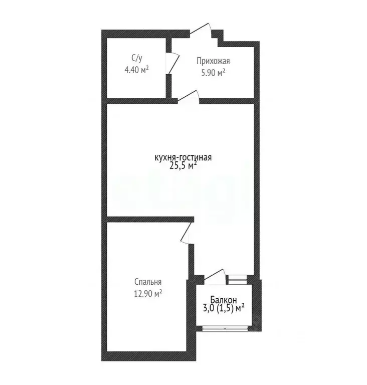 2-к кв. Краснодарский край, Краснодар Новознаменский жилрайон, ул. ... - Фото 1