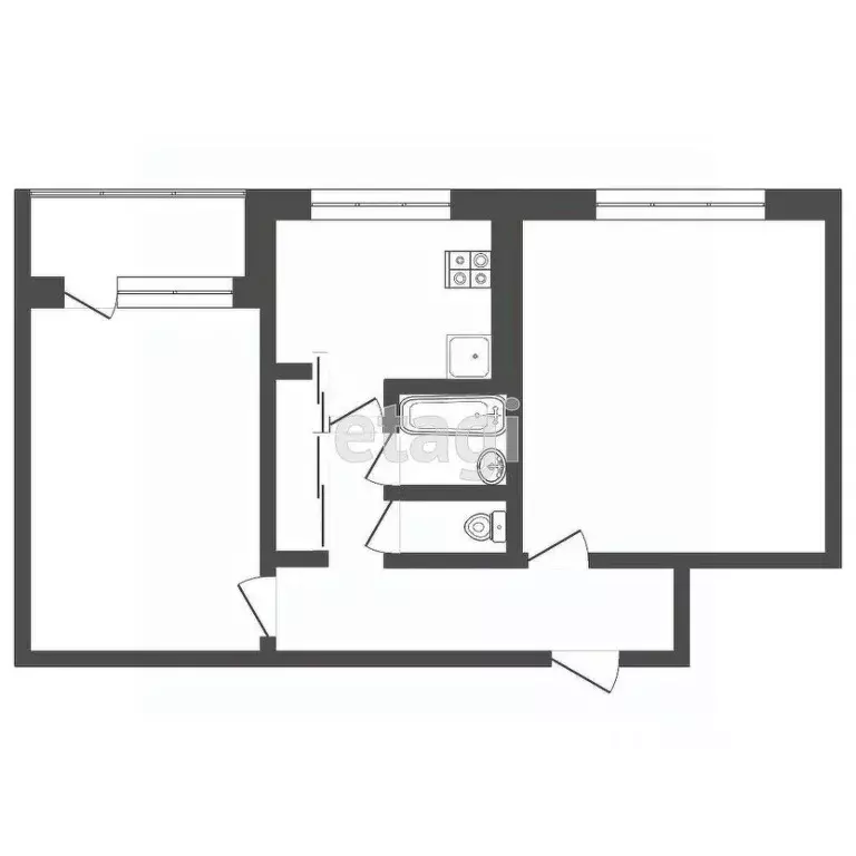 2-к кв. Мордовия, Саранск Ярославская ул., 6 (49.0 м) - Фото 1