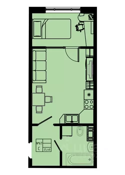 Студия Ленинградская область, Коммунар г. Гатчинский муниципальный ... - Фото 1