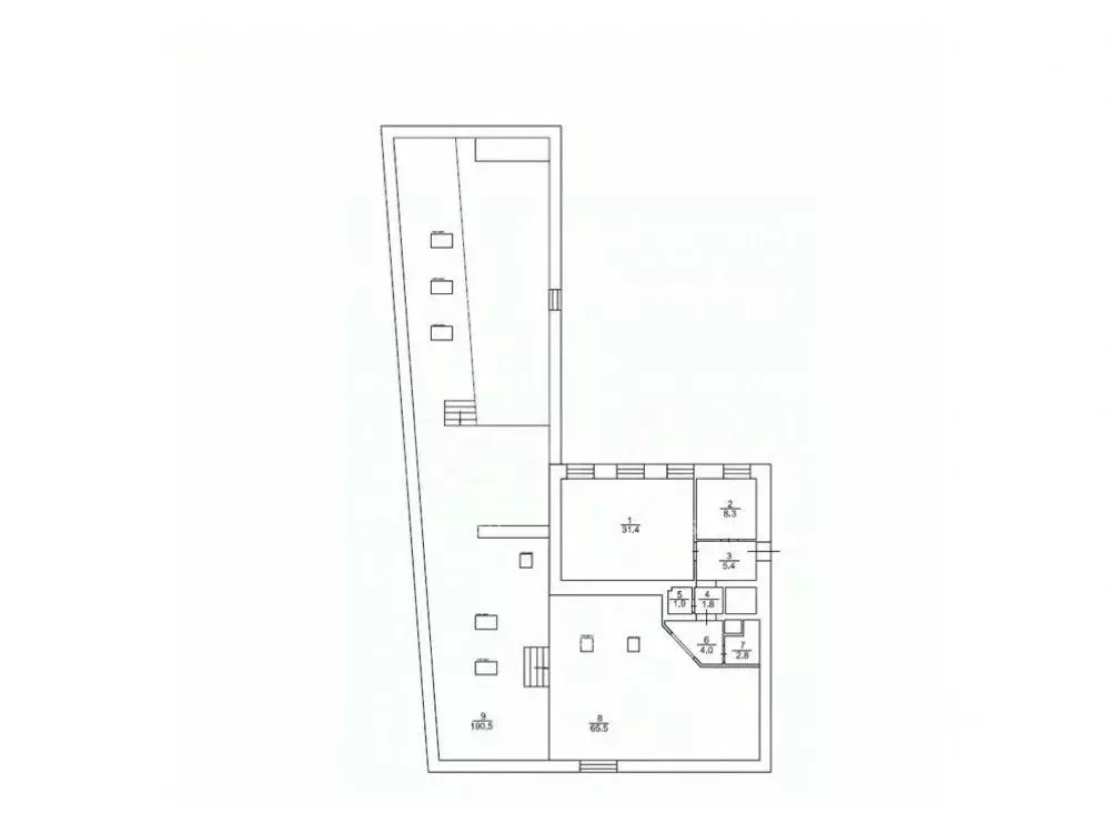 Помещение свободного назначения в Москва ул. Покровка, 1/13/6С2 (283 ... - Фото 2