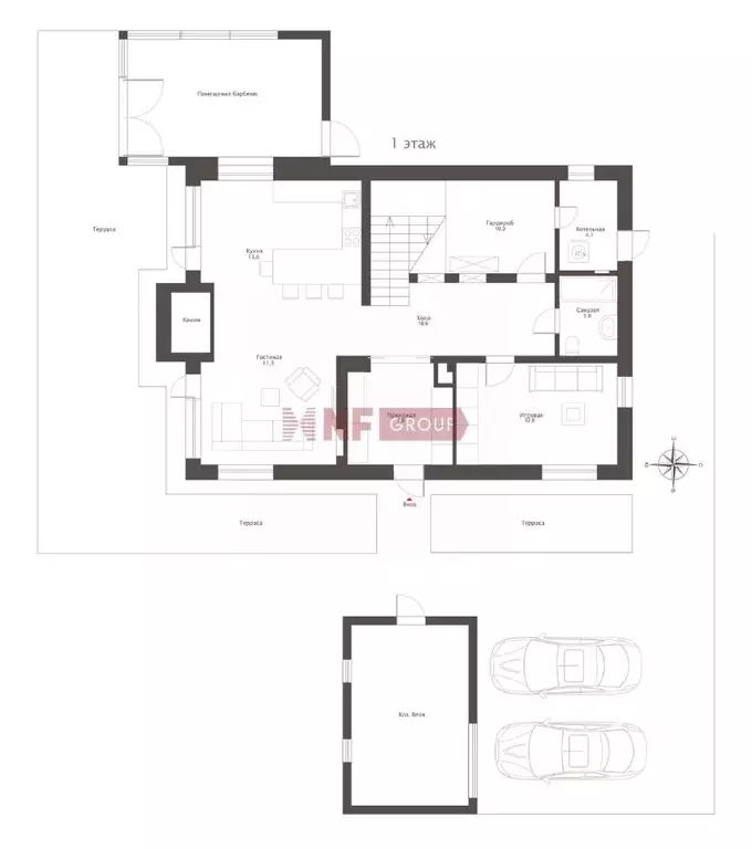 Коттедж в Ленинградская область, Всеволожский район, Бугровское ... - Фото 2