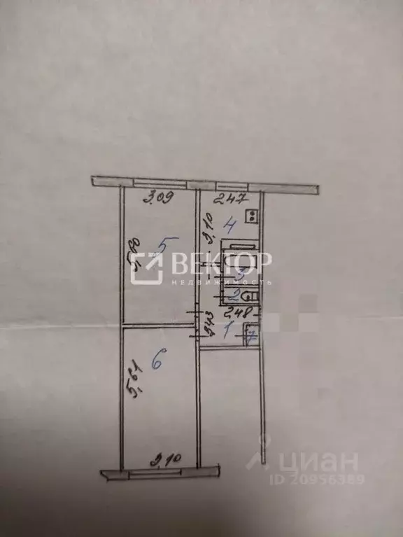 2-к кв. Ивановская область, Иваново ул. Любимова, 6 (50.0 м) - Фото 2