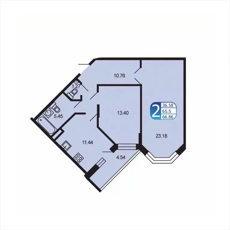 2-к кв. Московская область, Рузский муниципальный округ, Тучково пгт ... - Фото 1