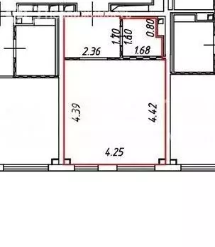 Квартира-студия: Москва, Базовская улица, 15Бк2 (25.2 м) - Фото 1