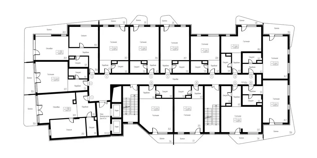 Квартира-студия: Светлогорск, жилой комплекс Русь-2 (44.8 м) - Фото 0